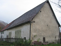 Ansicht der ehem. Zehntscheune von Nordwesten / ehem. Zehntscheune in 73252 Lenningen, Oberlenningen