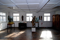 1. OG, südöstl. Eckraum mit Täferdecke / Heimatmuseum, ehem. "Alte Post" in 88512 Mengen (26.10.2011 - A. Kuch)