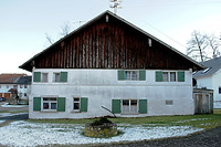 Nordgiebel / Bauernhaus in 88430 Rot an der Rot, Haslach (26.01.2012 - A. Kuch)