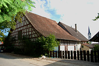 Ehem. Torkelgebäude, Nordgiebel & westl. Traufseite / "Heggbacher Hof" in 88677 Markdorf (23.09.2010 - A. Kuch)