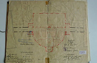 Grundrissstruktur des Obergeschosses des ersten Baugesuchs / Kapellensaal in 74523 Schwäbisch Hall, Evang. Diakonissenanstalt (strebewerk. Riegler Läpple, Partnerschaft Diplom-Ingenieure) Grundrissstruktur des Obergeschosses des ersten Baugesuchs / Kapellensaal in 74523 Schwäbisch Hall, Evang. Diakonissenanstalt (strebewerk. Riegler Läpple, Partnerschaft Diplom-Ingenieure)